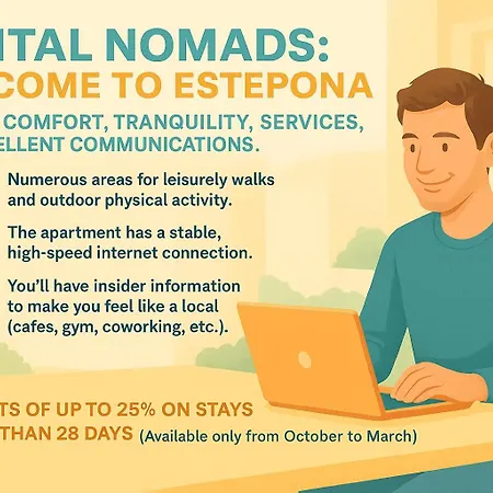 Moderno Piso Centrico 3 Junto Al Mar Διαμέρισμα Εστεπόνα